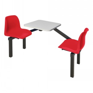 Standard Canteen Table 2 Seater Single Entry